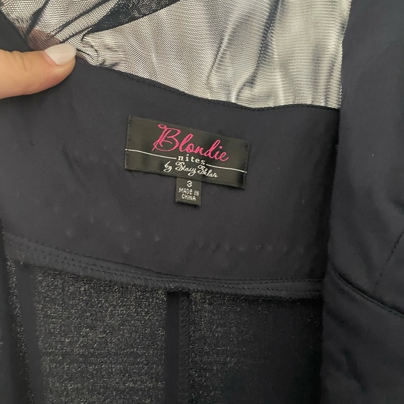 Navy blue prom dress - Picture 5 of 5